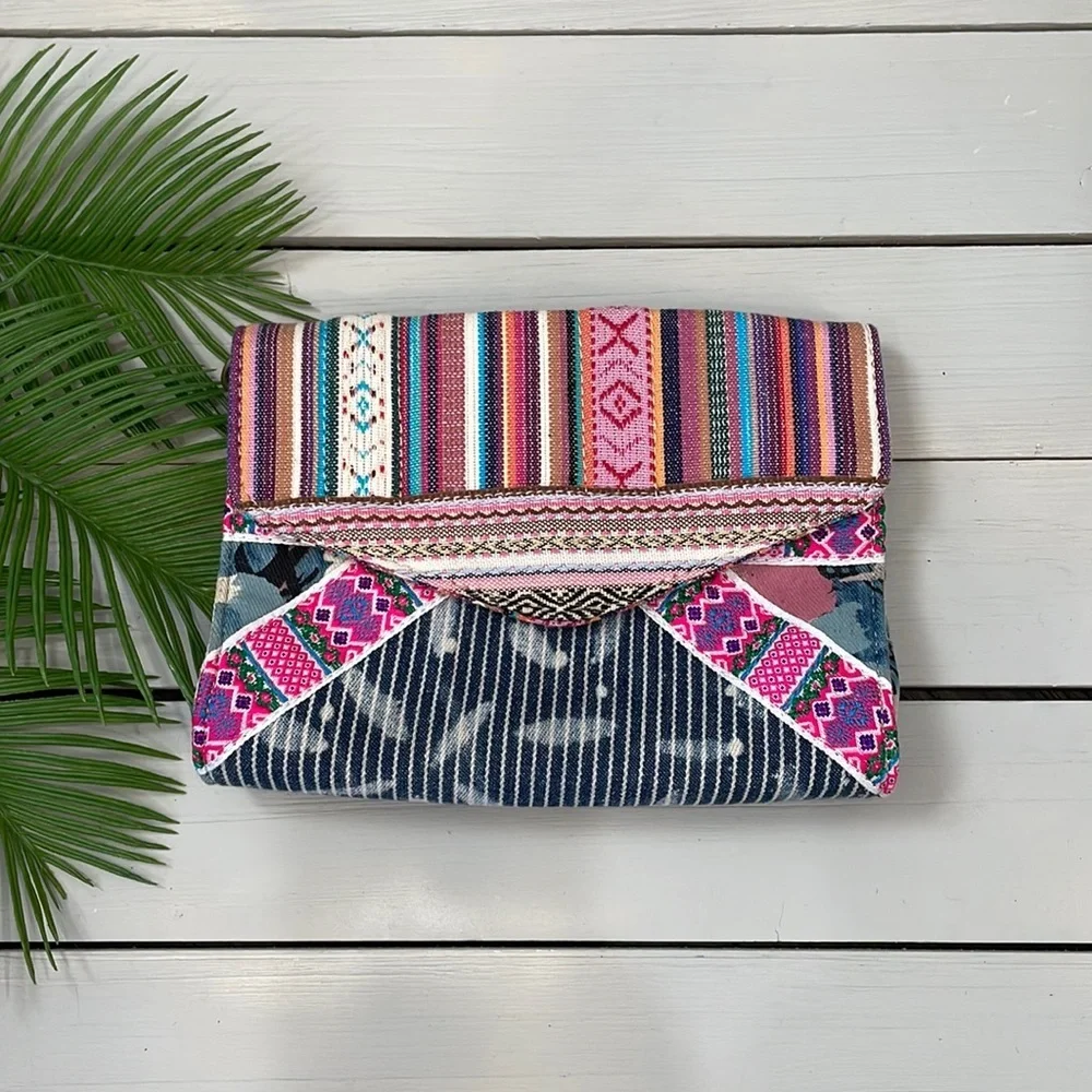 Kimchi Blue Boho Pattern Clutch